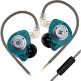 Kz Edx Pro x Dinamik Sürücü Hifi Iem Kablolu Kulak Içi Kulaklık (Mikrofonsuz) - Mikrofonlu - Yeşil