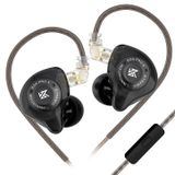 Kz Edx Pro X Siyah Mikrofonlu 3.5mm Dinamik Sürücü Hifi Iem Kablolu Kulak İçi Kulaklık Kz-edx-pro-x-mıc-bk siyah