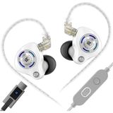 Kz Gale Hi-Fi Gaming Iem Kulak Içi Kulaklık (Type-C - Mikrofonlu) - Beyaz