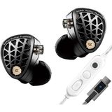 Kz Phantom Tunable Amiral Gemisi Gaming Iem Kulak Içi Kulaklık (3.5mm - Mikrofonlu) - Siyah - Type-C - Mikrofonlu