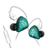 KZ ZST X Kulak İçi Kulaklıklar 1BA 1DD Kablolu Kulaklıklar HiFi Ergonomik Oyun Kulaklıkları 2 Pinli Çıkarılabilir Kablo Şarkıcılar Müzisyenler Audiophile DJ