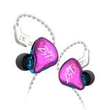KZ ZST X Renkli Kulak İçi Kulaklık 1BA 1DD Çift Sürücü Kablolu Kulaklık HiFi Ergonomik Oyun Kulaklıkları Şarkıcı Audiophile DJ için 2 Pin Sökülebilir Kablo ile
