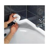 Kzlpoyraz Lavabo Küvet Ocak Kenar Izalasyon Bandı Banyo Mutfak Su Sızdırmaz Tamir Bandı Beyaz