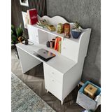 Kzn Home Akasya Çalışma Masası, Bilgisayar Masası, Ofis Masası Beyaz - Tamamı 1. Kalite Mdf - 120 x 60 cm