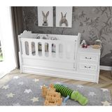 Kzn Home Kartopu Büyüyen Beşik Beyaz - Tamamı 1. Kalite Mdf