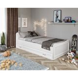 Kzn Home Kartopu Country Yavrulu Karyola - Tamamı 1. Kalite Mdf - 100 x 200 cm - Beyaz