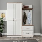 Kznhome Kartopu Modüler Country Portmanto - Tamamı 1. Kalite Mdf
