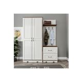 Kznmob Home Kartopu Moduler Country Portmanto, Vestiyer, Ayakkabilik - Tamami 1. Kalite Mdf