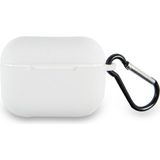 Kzy Apple Airpods Pro Renkli ve Askılı Silikon Kılıf - Beyaz