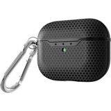 KZY Apple AirPods Pro Uyumlu Bal Peteği Tasarımlı Kılıf - Siyah