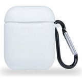 Kzy Apple Airpods Renkli ve Askılı Silikon Kılıf - Beyaz