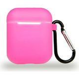 Kzy Apple Airpods Renkli ve Askılı Silikon Kılıf - Pembe