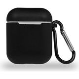 Kzy Apple Airpods Renkli ve Askılı Silikon Kılıf - Siyah