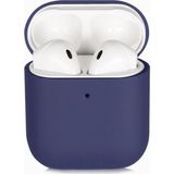 Kzy Apple Airpods Uyumlu Ince ve Esnek Yapılı Kılıf - Mavi