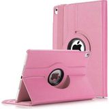 Kzy Apple iPad Air 10.9 2020 Dönebilen Stantlı Tablet Kılıfı Açık Pembe