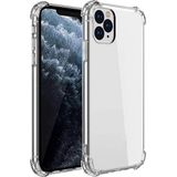 Kzy Apple iPhone 11 Pro Kapak Kamera Bölümü Açık Airbag Antishock Köşe Korumalı Şeffaf Silikon Kılıf