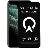 Kzy Apple iPhone 11 Pro Max Tam Kaplayan Anti Statik Görünmez Safir Ekran Koruyucu Hayalet Cam - Saydam