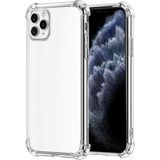 Kzy Apple iPhone 11 Promax Kapak Kamera Bölümü Açık Airbag Antishock Köşe Korumalı Şeffaf Silikon Kılıf - iPhone 11 Pro Max