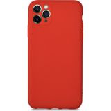 KZY Apple iPhone 11 Promax Kılıf Kamera Korumalı Premier Silikon Kapak Kırmızı