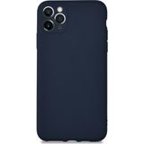 KZY Apple iPhone 11 Promax Kılıf Kamera Korumalı Premier Silikon Kapak Lacivert