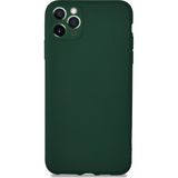 KZY Apple iPhone 11 Promax Kılıf Kamera Korumalı Premier Silikon Kapak Petrol