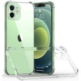 Kzy Apple iPhone 12 Kapak Kamera Korumalı Antişok Airbag Köşe Korumalı Silikon Şeffaf Kılıf