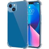 Kzy Apple iPhone 13 Kapak Kamera Bölümü Açık Airbag Antishock Köşe Korumalı Şeffaf Silikon Kılıf