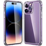 Kzy Apple iPhone 14 Promax Kapak Kamera Bölümü Açık Airbag Antishock Köşe Korumalı Şeffaf Silikon Kılıf - iPhone 14 Pro Max