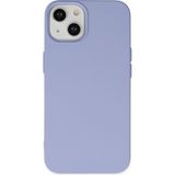 Kzy Apple iPhone 15 Plus ile Uyumlu Içi Kadife Lansman Silikon Kılıf - Lila