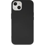 Kzy Apple iPhone 15 Plus ile Uyumlu Içi Kadife Lansman Silikon Kılıf - Siyah