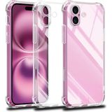 Kzy Apple iPhone 16 Plus ile Uyumlu Kapak Kamera Korumalı Airbag Antishock Köşe Korumalı Şeffaf Silikon Kılıf