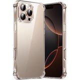 Kzy Apple iPhone 16 Promax ile Uyumlu Kapak Kamera Korumalı Airbag Antishock Köşe Korumalı Şeffaf Silikon Kılıf - iPhone 16 Pro Max
