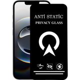 Kzy Apple iPhone 16E ile Uyumlu Tam Kaplayan Anti Statik Görünmez Safir Ekran Koruyucu Hayalet Cam - Şeffaf