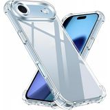 Kzy Apple iPhone 17 Air Kapak ile Uyumlu Kamera Korumalı Airbag Antishock Köşe Korumalı Şeffaf Silikon Kılıf