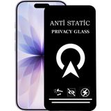 Kzy Apple iPhone 17 ile Uyumlu Tam Kaplayan Anti Statik Görünmez Safir Ekran Koruyucu Hayalet Cam - Şeffaf