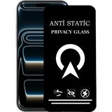 Kzy Apple iPhone 17 Promax ile Uyumlu Tam Kaplayan Anti Statik Görünmez Safir Ekran Koruyucu Hayalet Cam - Şeffaf - iPhone 17 Pro Max