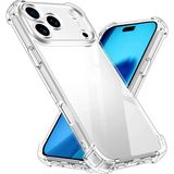 Kzy Apple iPhone 17 Promax Kapak ile Uyumlu Kamera Korumalı Airbag Antishock Köşe Korumalı Şeffaf Silikon Kılıf - iPhone 17 Pro Max
