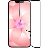 Kzy Apple iPhone 17E ile Uyumlu Tam Kaplayan Fiber Nano Ekran Koruyucu Cam - Şeffaf