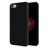 KZY Apple iPhone 6 İçi Kadife Soft Logosuz Lansman Silikon Kılıf - Siyah