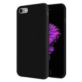KZY Apple iPhone 6S Plus İçi Kadife Soft Logosuz Lansman Silikon Kılıf - Siyah