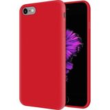 Kzy Apple iPhone 6s Plus İçi Kadife Soft Silikon Kılıf - Kırmızı