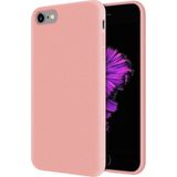 Kzy Apple iPhone 6s Plus İçi Kadife Soft Silikon Kılıf - Pembe