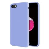 KZY Apple iPhone 7 İçi Kadife Soft Logosuz Lansman Silikon Kılıf - Lila