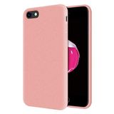 KZY Apple iPhone 7 İçi Kadife Soft Logosuz Lansman Silikon Kılıf - Pembe