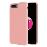 KZY Apple iPhone 7 Plus İçi Kadife Soft Logosuz Lansman Silikon Kılıf - Pembe