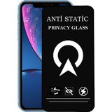 Kzy Apple iPhone Xr Tam Kaplayan Anti Statik Görünmez Safir Ekran Koruyucu Hayalet Cam - Saydam