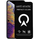 Kzy Apple iPhone Xs Tam Kaplayan Anti Statik Görünmez Safir Ekran Koruyucu Hayalet Cam - Saydam