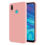 KZY Huawei P Smart 2019 İçi Kadife Soft Logosuz Lansman Silikon Kılıf - Pembe