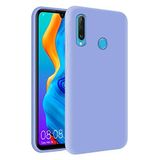 KZY Huawei P30 Lite İçi Kadife Soft Logosuz Lansman Silikon Kılıf - Lila