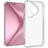 Kzy Huawei Pura 70 ile Uyumlu Kapak Kamera Korumalı Airbag Antishock Köşe Korumalı Şeffaf Silikon Kılıf